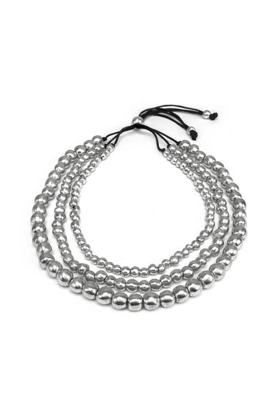 COLLANA 3 FILI SFERE