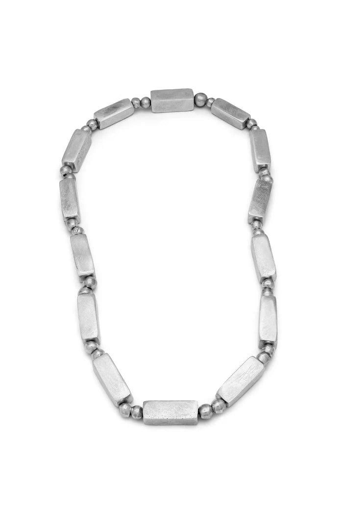 COLLANA CILINDRI E SFERE