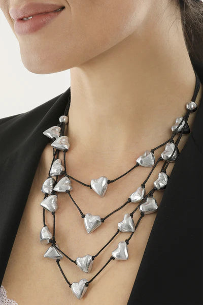 COLLANA FILO CUORI
