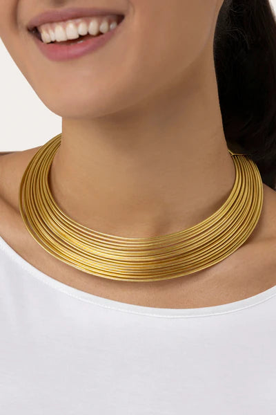 COLLANA RIGIDA MULTI FILI