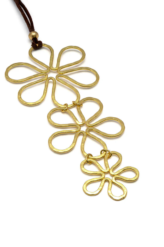 3-FLOWER NECKLACE