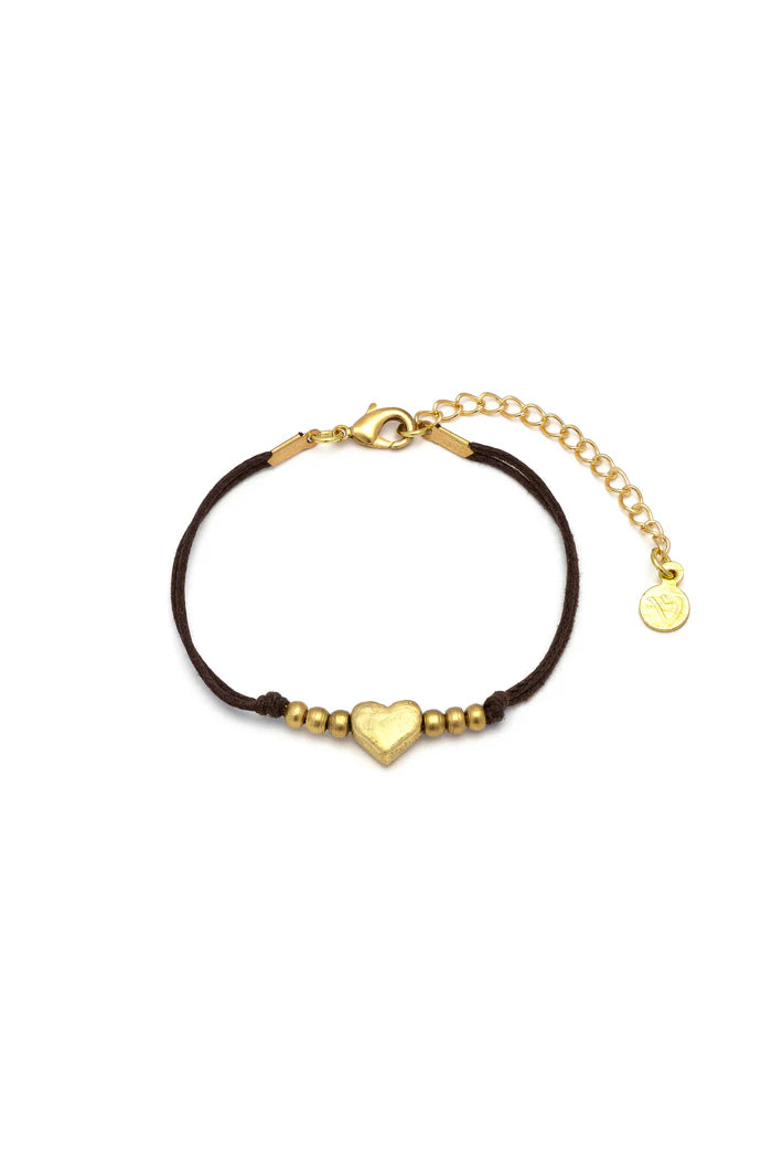 DOUBLE-STRAND HEART BRACELET