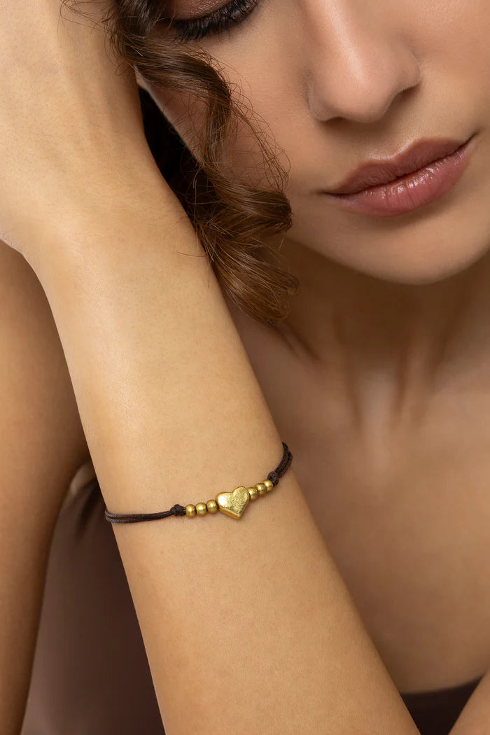 DOUBLE-STRAND HEART BRACELET