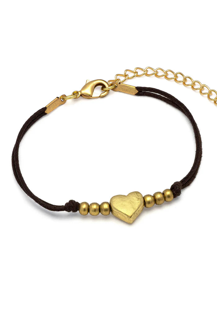 DOUBLE-STRAND HEART BRACELET