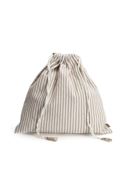 SACCA GRANDE RIGHE BEIGE