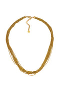 COLLANA MULTIFILO ORO