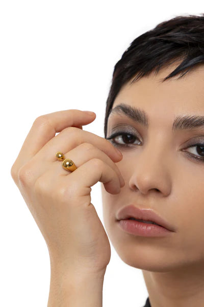 ANELLO APERTO 2 GOCCE