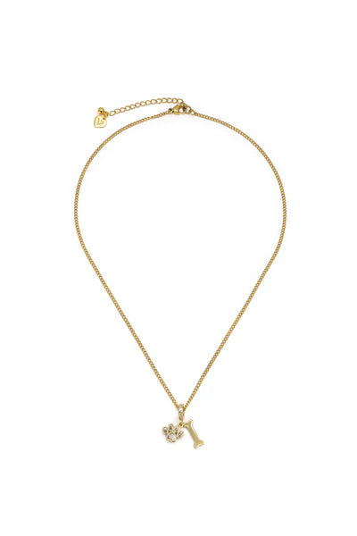 DOG LOVER CHARM NECKLACE
