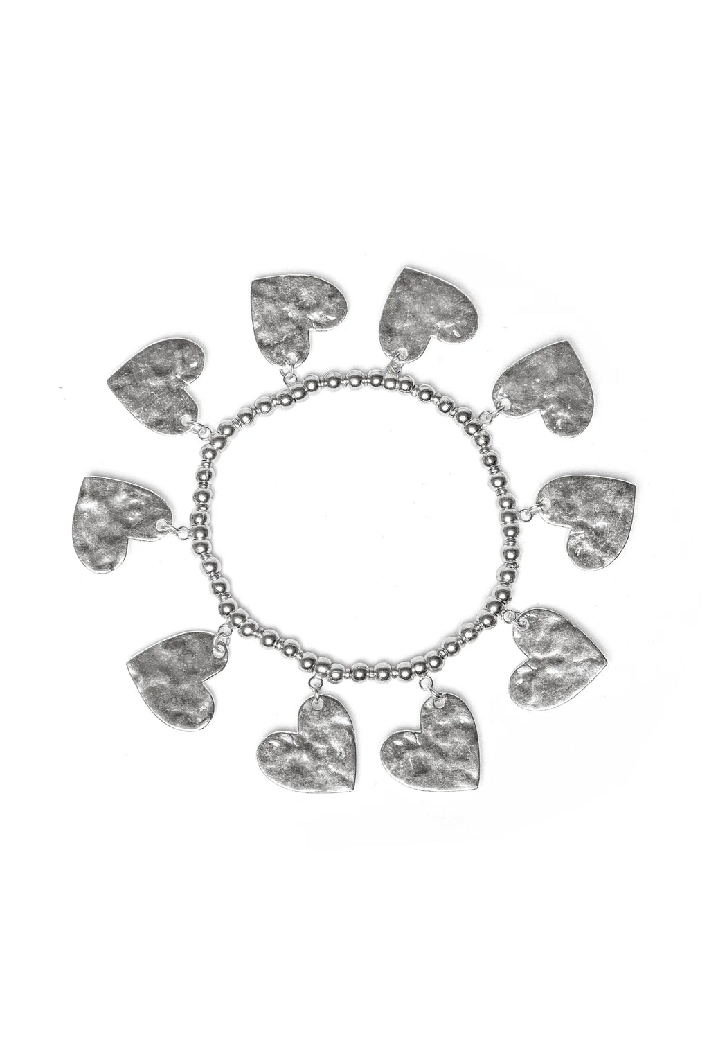 BRACCIALE ELASTICO CUORI BATTUTI