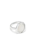 RING WITH WHITE STONE
