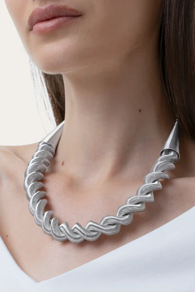 COLLANA MOLLA INTRECCIATA