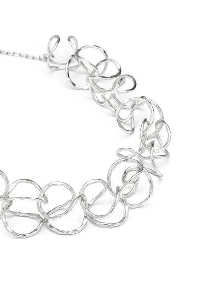 COLLANA CURVE SILVER