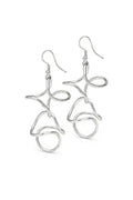 ORECCHINI CURVE SILVER