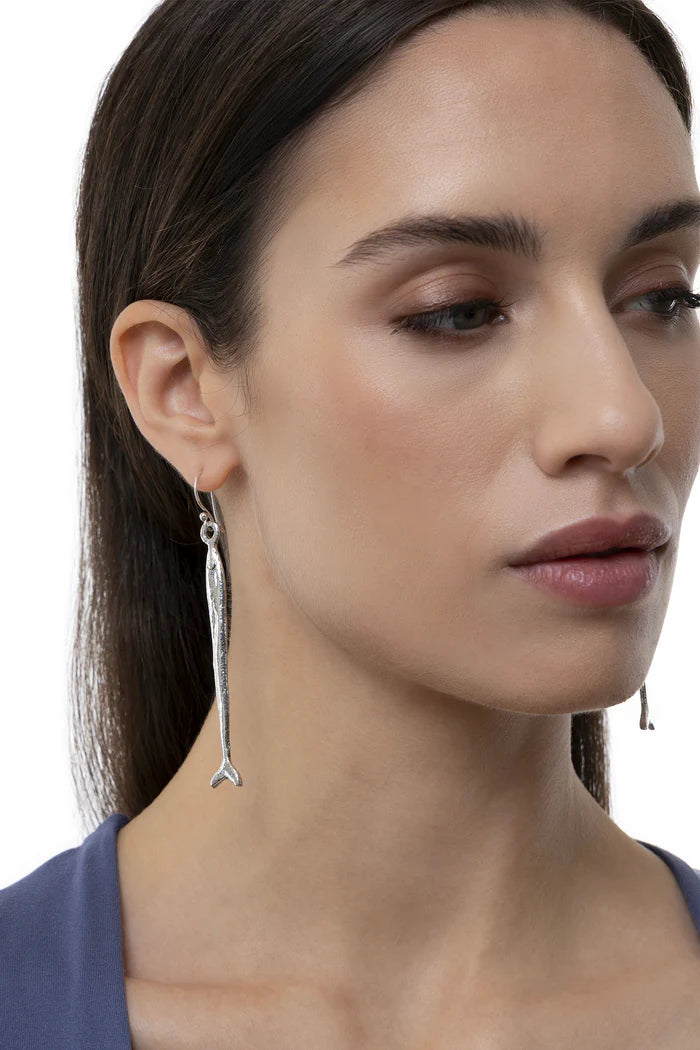 ORECCHINI SARDINA SILVER