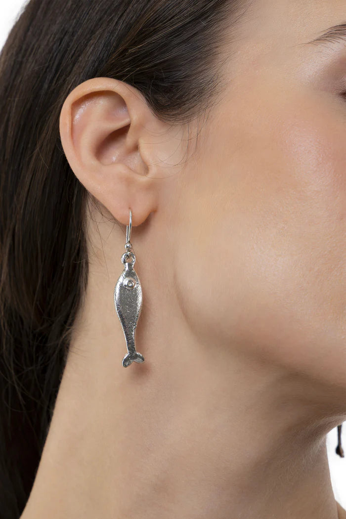 FISH EARRINGS SILVER