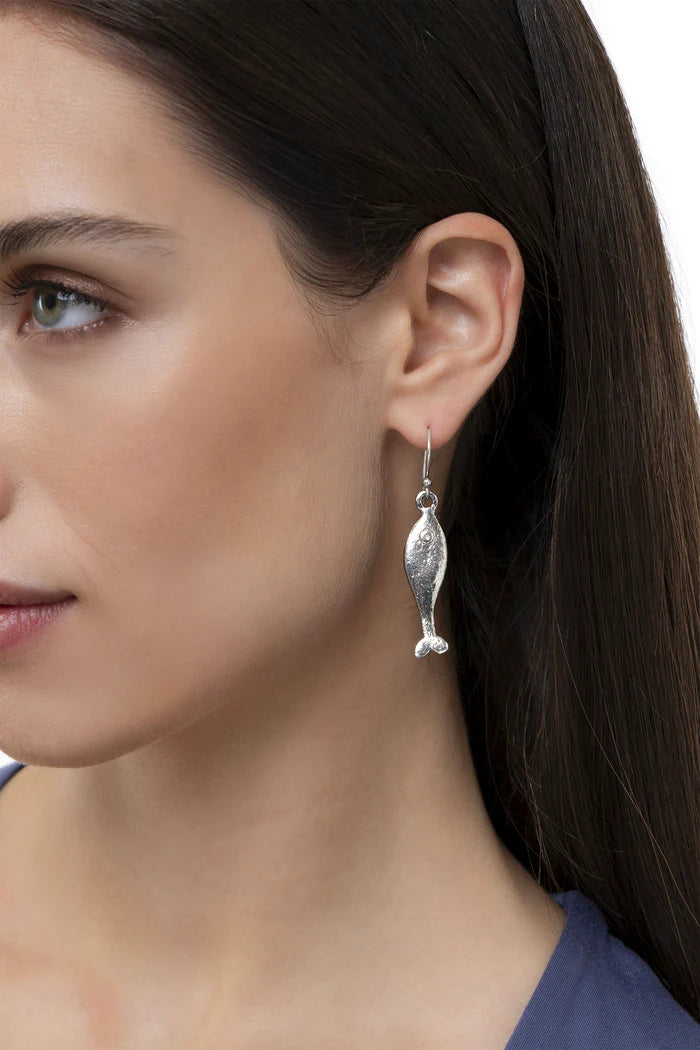FISH EARRINGS SILVER