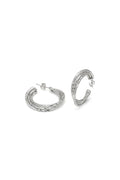 3-ROW C HOOP EARRINGS