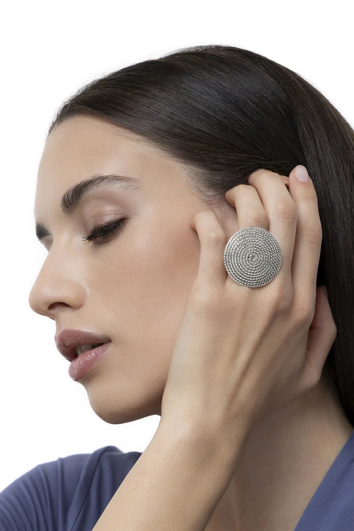 SPIRAL TORCHON RING